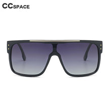 Load image into Gallery viewer, 46146 Big Frame One Lens Polarized Sunglasses Men Women Shades UV400 Vintage Glasses