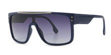 Load image into Gallery viewer, 46146 Big Frame One Lens Polarized Sunglasses Men Women Shades UV400 Vintage Glasses