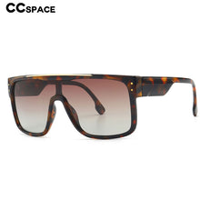 Load image into Gallery viewer, 46146 Big Frame One Lens Polarized Sunglasses Men Women Shades UV400 Vintage Glasses