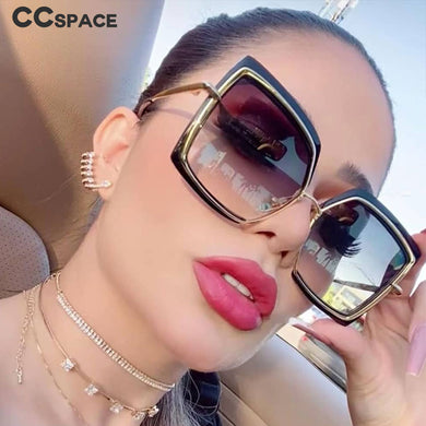 46148 Polygon Cat Eye  Sunglasses Men Women Shades UV400 Vintage Glasses