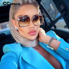 Load image into Gallery viewer, 46148 Polygon Cat Eye  Sunglasses Men Women Shades UV400 Vintage Glasses