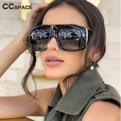46157 Big Frame Goggle Sunglasses Men Women Shades UV400 Vintage Glasses