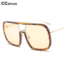 Load image into Gallery viewer, 46160 Square Big Frame Sunglasses Men Women Shades UV400 Vintage Glasses