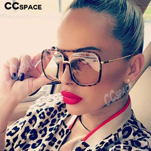 Load image into Gallery viewer, 46160 Square Big Frame Sunglasses Men Women Shades UV400 Vintage Glasses