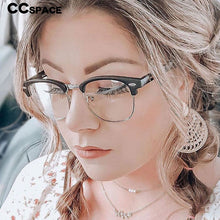 Load image into Gallery viewer, 46170 Vintage Eyebrow Optical Glasses Frames Women Cat Eye Computer Eyeglasses