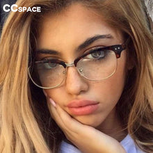 Load image into Gallery viewer, 46170 Vintage Eyebrow Optical Glasses Frames Women Cat Eye Computer Eyeglasses