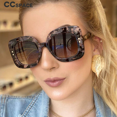 46190 Square Retro Rivet Sunglasses Men Women UV400 Glasses