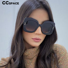 Load image into Gallery viewer, 46190 Square Retro Rivet Sunglasses Men Women UV400 Glasses
