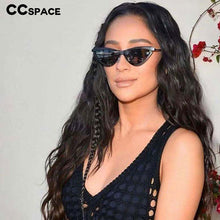 Load image into Gallery viewer, 46195 Cat Eye Half Frame One Lens Sunglasses Men Women UV400 Glasses