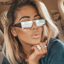 Load image into Gallery viewer, 46198 Oversized Rectangle Personality Sunglasses Men Women UV400 Glasses