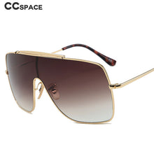 Load image into Gallery viewer, 46235 Oversized One Lens Sunglasses Men Women UV400 Glasses