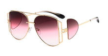 Load image into Gallery viewer, 46261 Big Frame Side Mirror Punk Sunglasses Men Women UV400 Glasses