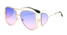 Load image into Gallery viewer, 46261 Big Frame Side Mirror Punk Sunglasses Men Women UV400 Glasses
