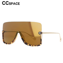 Load image into Gallery viewer, 46266 Oversized One Lens  Sunglasses Half Frame Brand Designer Star Men Women Uv400 Eyeglasses