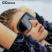 Load image into Gallery viewer, 46272 Oversized  Sunglasses Goggle Men Women Shades UV400 Vintage Glasses