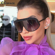 Load image into Gallery viewer, 46272 Oversized  Sunglasses Goggle Men Women Shades UV400 Vintage Glasses