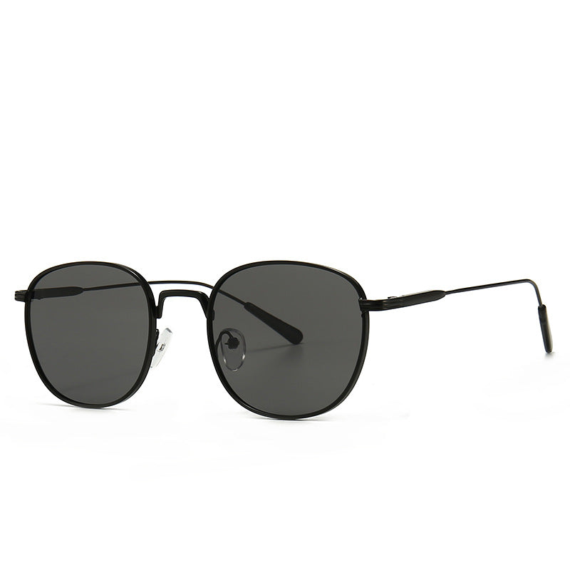 46288 Round Retro Metal Frame Sunglasses Men Women UV400 Glasses
