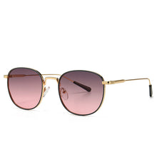 Load image into Gallery viewer, 46288 Round Retro Metal Frame Sunglasses Men Women UV400 Glasses