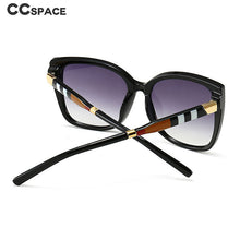 Load image into Gallery viewer, 46305 Vintage Square Cat Eye Stripe Sunglasses Men Women Optical Computer Glasses