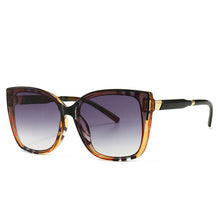 Load image into Gallery viewer, 46305 Vintage Square Cat Eye Stripe Sunglasses Men Women Optical Computer Glasses