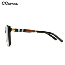 Load image into Gallery viewer, 46305 Vintage Square Cat Eye Stripe Sunglasses Men Women Optical Computer Glasses