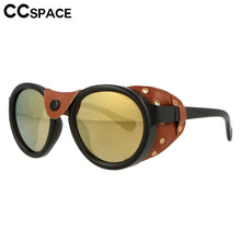 Load image into Gallery viewer, 46311 Steam Punk Oval Windproof Goggle Sunglasses Men Women Shades UV400 Vintage Glasses