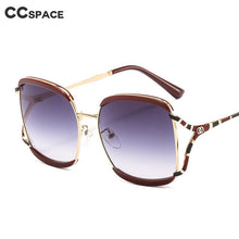 Load image into Gallery viewer, 46313 Brand Design Square Hollow Stripe  Sunglasses Men Women Shades UV400 Vintage Glasses