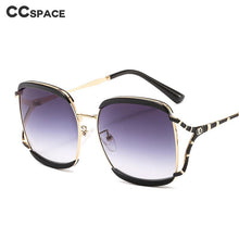 Load image into Gallery viewer, 46313 Brand Design Square Hollow Stripe  Sunglasses Men Women Shades UV400 Vintage Glasses
