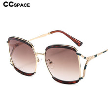 Load image into Gallery viewer, 46313 Brand Design Square Hollow Stripe  Sunglasses Men Women Shades UV400 Vintage Glasses