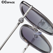 Load image into Gallery viewer, 46319 Cat Eye Round Diamond Sunglasses TAC Lenses Men Women Shades UV400 Vintage Glasses