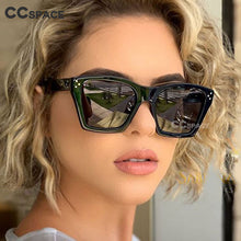 Load image into Gallery viewer, 46333 Cat Eye Retro Rivet Sunglasses Men Women Shades UV400 Vintage Glasses