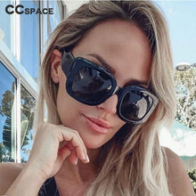 Load image into Gallery viewer, 46335 Retro Oversized Square Sunglasses Men Women Shades Uv400 Vintage Glasses