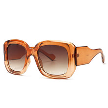 Load image into Gallery viewer, 46335 Retro Oversized Square Sunglasses Men Women Shades Uv400 Vintage Glasses