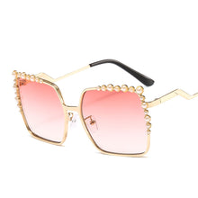 Load image into Gallery viewer, 46340 de lujo cuadrada de gafas de sol con montura de Metal de moda hombres mujeres tonos UV400 gafas Vintage