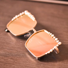 Load image into Gallery viewer, 46340 de lujo cuadrada de gafas de sol con montura de Metal de moda hombres mujeres tonos UV400 gafas Vintage