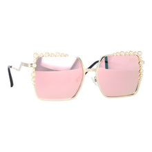 Load image into Gallery viewer, 46340 de lujo cuadrada de gafas de sol con montura de Metal de moda hombres mujeres tonos UV400 gafas Vintage