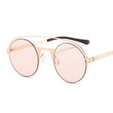 Load image into Gallery viewer, 46345 Retro Round Punk Sunglasses Men Women Shades Uv400 Vintage Glasses