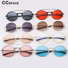 Load image into Gallery viewer, 46345 Retro Round Punk Sunglasses Men Women Shades Uv400 Vintage Glasses