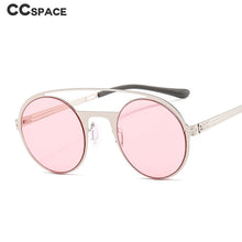 Load image into Gallery viewer, 46345 Retro Round Punk Sunglasses Men Women Shades Uv400 Vintage Glasses