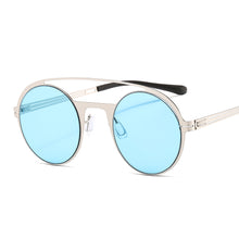 Load image into Gallery viewer, 46345 Retro Round Punk Sunglasses Men Women Shades Uv400 Vintage Glasses