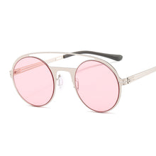 Load image into Gallery viewer, 46345 Retro Round Punk Sunglasses Men Women Shades Uv400 Vintage Glasses
