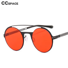 Load image into Gallery viewer, 46345 Retro Round Punk Sunglasses Men Women Shades Uv400 Vintage Glasses