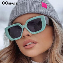 Load image into Gallery viewer, 46357 Retro Ovresized Punk Sunglasses Men Women Shades UV400 Vintage Glasses