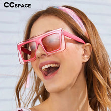 Load image into Gallery viewer, 46373 Square Big Frame Retro Sunglasses Men Women Shades UV400 Vintage Glasses