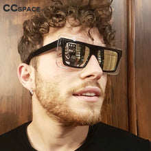 Load image into Gallery viewer, 46373 Square Big Frame Retro Sunglasses Men Women Shades UV400 Vintage Glasses