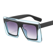 Load image into Gallery viewer, 46373 Square Big Frame Retro Sunglasses Men Women Shades UV400 Vintage Glasses