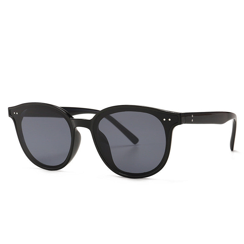 46381 Retro Cat Eye Round Sunglasses Men Women Shades UV400 Vintage Glasses