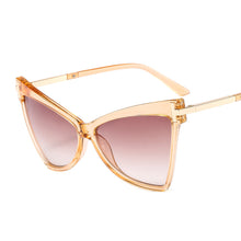 Load image into Gallery viewer, 46384 Retro Brand Designer Cat Eye Sunglasses Men Women Shades Uv400 Vintage Glasses