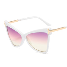Load image into Gallery viewer, 46384 Retro Brand Designer Cat Eye Sunglasses Men Women Shades Uv400 Vintage Glasses