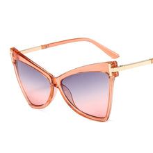 Load image into Gallery viewer, 46384 Retro Brand Designer Cat Eye Sunglasses Men Women Shades Uv400 Vintage Glasses
